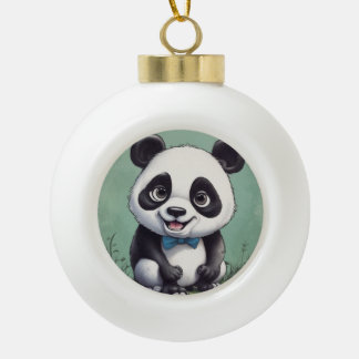 Boule En Céramique Dessin de Panda