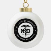 Boule En Céramique Docteur en médecine sur mesure Docteur en médecine (Devant)