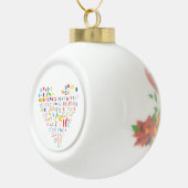 Boule En Céramique Dogues à Noël (Droite)