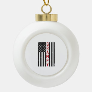 Boule En Céramique Drapeau américain vintage vector design patriotiqu
