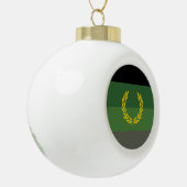 Boule En Céramique Drapeau de fierté de l'uniforme militaire (Gauche)