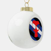 Boule En Céramique Drapeau de fierté de masque (Gauche)
