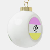 Boule En Céramique Drapeau de fierté Twink (Gauche)
