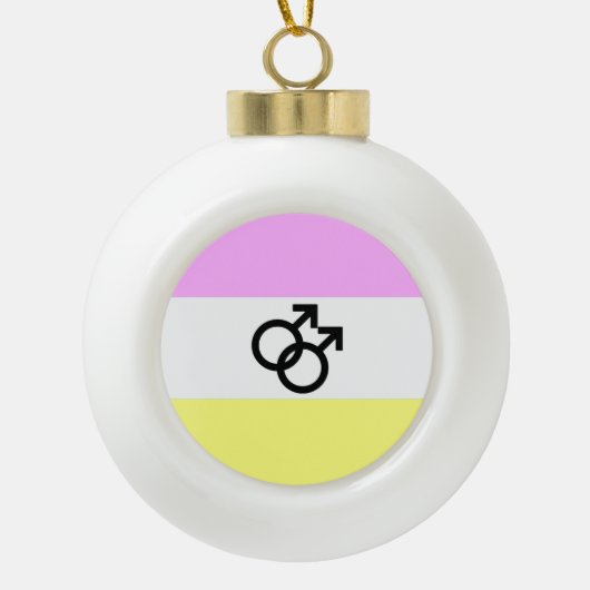 Boule En Céramique Drapeau de fierté Twink (Devant)