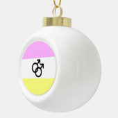 Boule En Céramique Drapeau de fierté Twink (Droite)