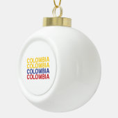 Boule En Céramique Drapeau de la COLOMBIE (Droite)