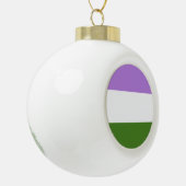 Boule En Céramique Drapeau de la fierté queer (Gauche)