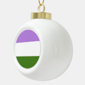 Boule En Céramique Drapeau de la fierté queer (Droite)