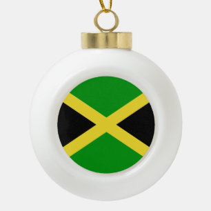 Boule En Céramique Drapeau de la Jamaïque