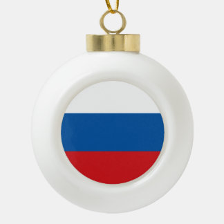 Boule En Céramique Drapeau de la Russie
