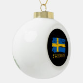 Boule En Céramique Drapeau de la Suède (Gauche)