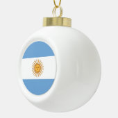Boule En Céramique Drapeau de l'Argentine (Droite)