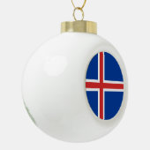 Boule En Céramique Drapeau de l'Islande (Gauche)