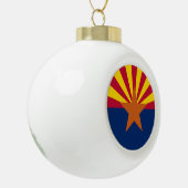 Boule En Céramique Drapeau d'État de l'Arizona (Gauche)