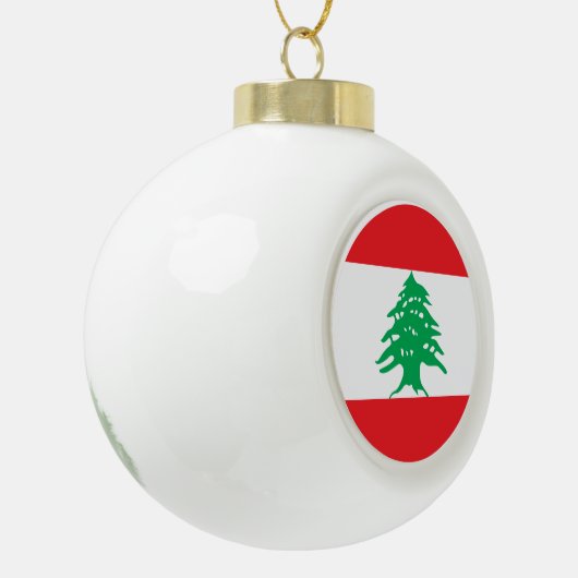 Boule En Céramique Drapeau du Liban (Gauche)