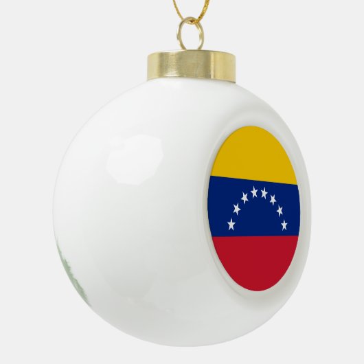 Boule En Céramique Drapeau du Venezuela (Gauche)
