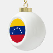 Boule En Céramique Drapeau du Venezuela (Droite)
