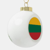 Boule En Céramique Drapeau lituanien (Gauche)