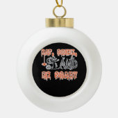 Boule En Céramique Eat Drink And Be Scary Classic Creative Casual (Devant)