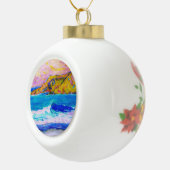 Boule En Céramique éclaboussure de plage de Laguna (Droite)