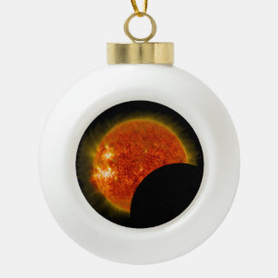 Boule En Céramique Éclipse solaire en cours