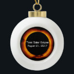 Boule En Céramique Éclipse solaire totale 2017<br><div class="desc">La première éclipse solaire totale traversant les Etats-Unis depuis 1991 arrive le 21 août 2017. Profitez et commémorez cet événement céleste spécial.</div>