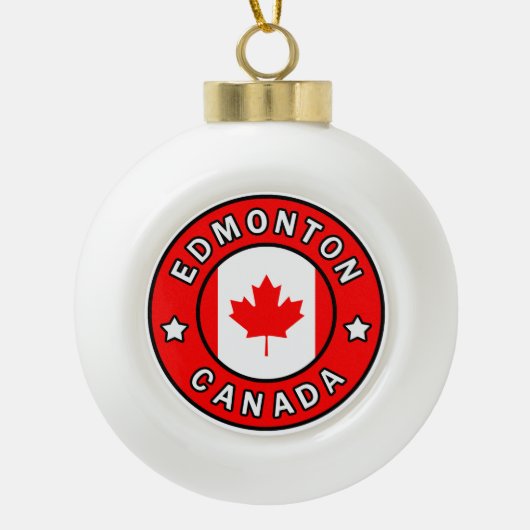 Boule En Céramique Edmonton Canada (Devant)