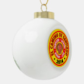 Boule En Céramique El Camino De Santiago 2014 (Gauche)