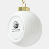 Boule En Céramique Encre Whimsigoth - Forêts Mystiques, Lunes Magique (Droite)