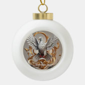 Boule En Céramique "Escapade de serpent" (Devant)