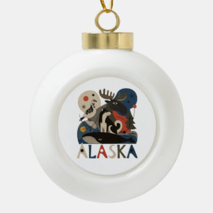 Boule En Céramique Esprit sauvage de l'Alaska