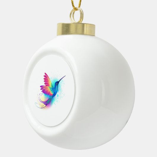 Boule En Céramique Exotic Rainbow Hummingbird (Droite)