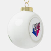 Boule En Céramique Explosion de la fierté bisexuelle (Gauche)