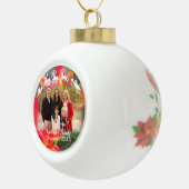 Boule En Céramique Famille et Père Noël Reindeer 1583 (Droite)