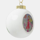 Boule En Céramique Fée papillon (Gauche)