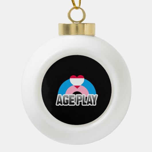 Boule En Céramique Fierté de jeu d'âge (Devant)