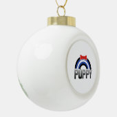 Boule En Céramique Fierté de jeu de chiot (Gauche)