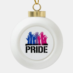 Boule En Céramique Fierté ensemble bisexuelle