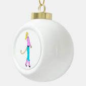 Boule En Céramique fille avec une queue (Droite)