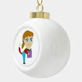Boule En Céramique fille chibi foxy    (Droite)