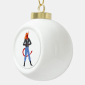 Boule En Céramique fille diable (Droite)