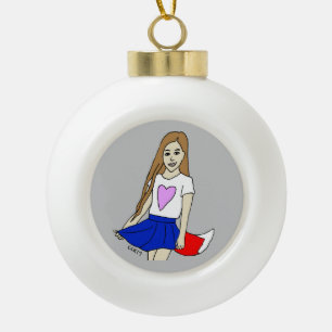 Boule En Céramique fille foy