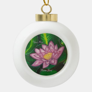 Boule En Céramique Fleur de Lotus (protection de lis)