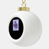 Boule En Céramique Fleurs d'araignées de serpent Whimsigoth (Droite)