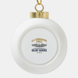 Boule En Céramique Force de sous-marin vintage Service silencieux Vec