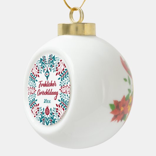 Boule En Céramique Frehlicher Grischtdaag, Pennsylvanie (Droite)