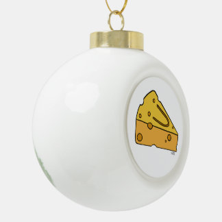 Boule En Céramique Fromage mignon qui fait la gueule de bonheur