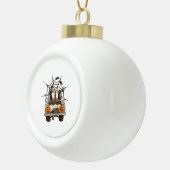 Boule En Céramique Fun Halloween Designs Halloween Gnomes sur un (Droite)