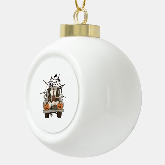Boule En Céramique Fun Halloween Designs Halloween Gnomes sur un (Droite)