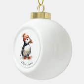 Boule En Céramique Garde de Noël Merry Puffin (Droite)